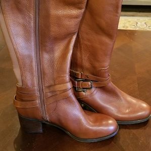 Brown Tall Boots - Size 8